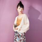 Lace-trim Bolero