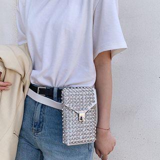Rhinestone Studded Crossbody Bag
