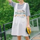 Lettering Mini Tank Dress