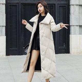 Quilted Midi Coat