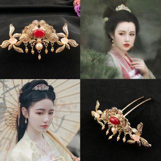 Fringed Hair Stick 1 Pc - G33 - One Size
