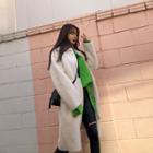 Flap-pocket Sherpa-fleece Coat