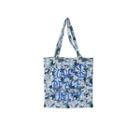 Lettering Floral Pattern Shopper Bag