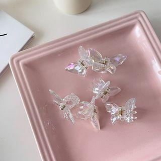 Butterfly Hair Clamp 1 Pc - Transparent - One Size