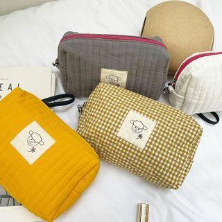 Applique Makeup Pouch