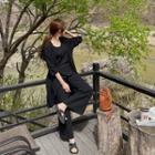 Cardigan & Tank Top & Pants Matching Set
