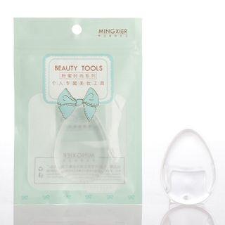 Transparent Droplet Silicone Powder Puff As Shown In Figure - One Size