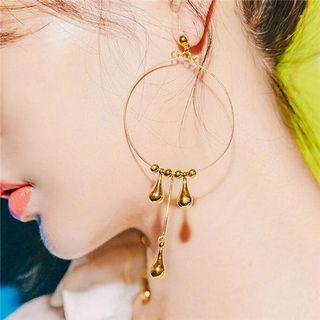Hoop-drop Earrings