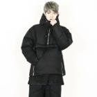 Duck-down Padded Anorak Jacket