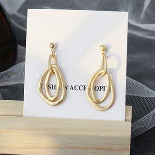 Layered Drop Earring / Clip-on Earring