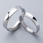 925 Sterling Silver Polished Ring 1 Pair - Open Ring - 925 Sterling Silver - One Size