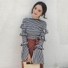 Stripe Tiered Long-sleeve T-shirt