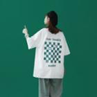 Chessboard Pattern Print T-shirt