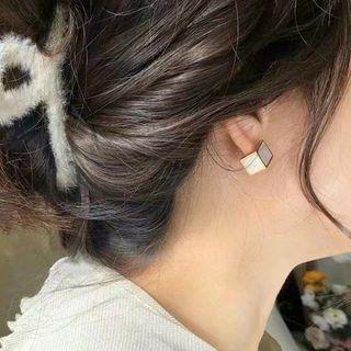 Cube Acrylic Alloy Earring