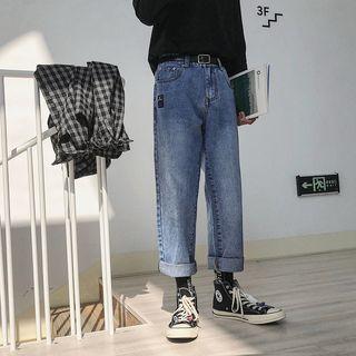 Label Tag Straight-fit Jeans