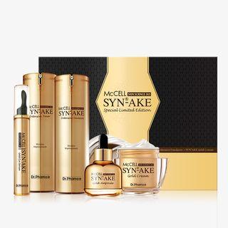 Dr.phamor - Mccell Skin Science 365 Syn-ake Gold Special Limited Edition: Toner 120ml + Eye Serum 15ml + Ampoule 30ml + Emulsion 120ml + Cream50ml