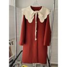Collared Coat Vintage Red - One Size