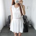 Jacquard Sleeveless Dress