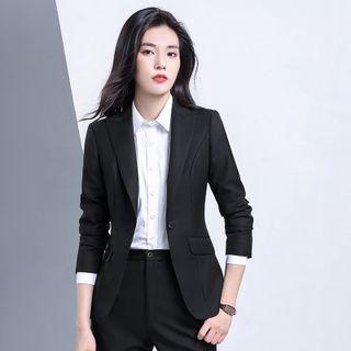 Plain Blazer / Skirt / Dress Pants / Set