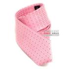 Dotted Neck Tie Pink - One Size