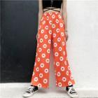 Flower Straight Fit Pants
