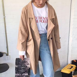 Pocketed Trench Jacket