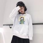 Sheer Long-sleeve Sweatshirt