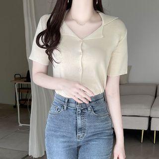Basic Open-placket Cardigan