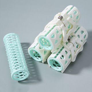 Set Of 8 : Hair Roller Set - Green - One Size