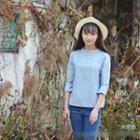 Plain 3/4 Sleeve Top