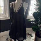 Lace Night Dress Black - One Size
