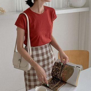 Short-sleeve Slim-fit T-shirt In 6 Colors