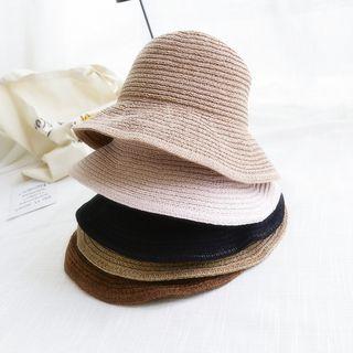 Foldable Woven Bucket Hat
