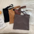 Single Shoulder Plain Tank Top