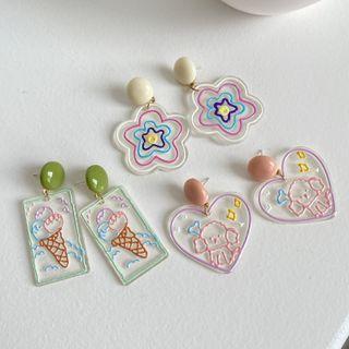 Print Acrylic Dangle Earring (various Designs)