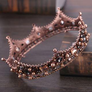 Wedding Alloy Tiara As Shown In Figure - One Size