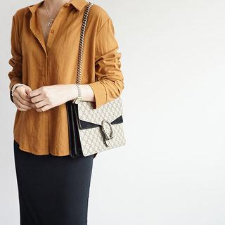 Colored Cotton Blend Shirt
