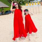 Family Matching Strappy Maxi Dress