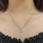 Cat Moonstone Pendant Sterling Silver Necklace Necklace - Silver - One Size