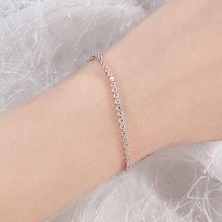 Rhinestone Bracelet 1 Pc - Bracelet - One Size
