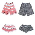 Patterned Couple Beach Shorts