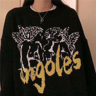 Angel Sweater Black - One Size