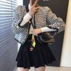 Patterned Jacket / A-line Skirt