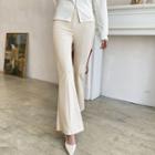 Waistband Boot-cut Pants