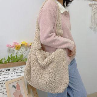 Fluffy Shoulder Bag Off-white - One Size