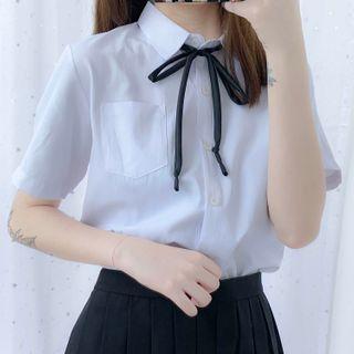 Short-sleeve Shirt / Bow Tie / Set