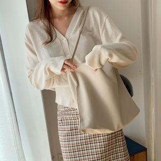 Pleather Square Tote