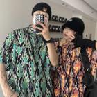 Couple Matching Short-sleeve Print Hawaiian Shirt
