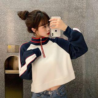 Stand Collar Overhead Jacket