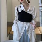 One-shoulder Knit Camisole